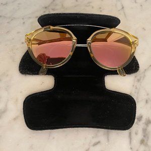 Westward Leaning Flower 33 Gold Sunglasses